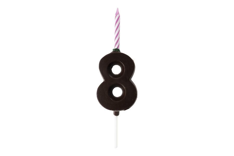 Espelma Número 8 — Xocolata negra